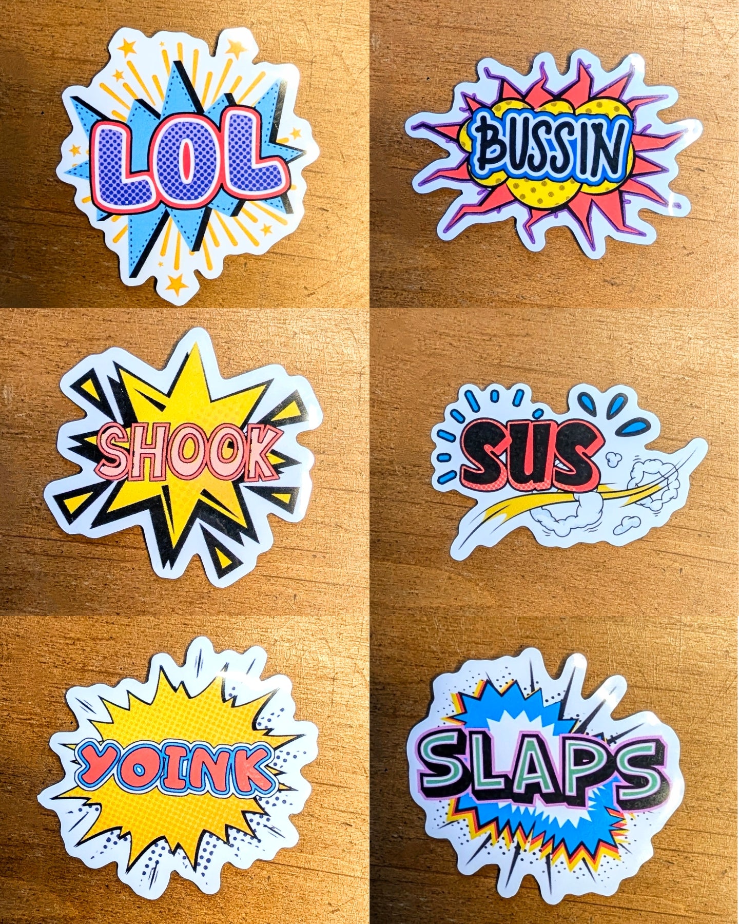 Slang Words Sticker Set | Gen Z | Gen Alpha | Water Bottle Sticker | Laptop Phone Decal