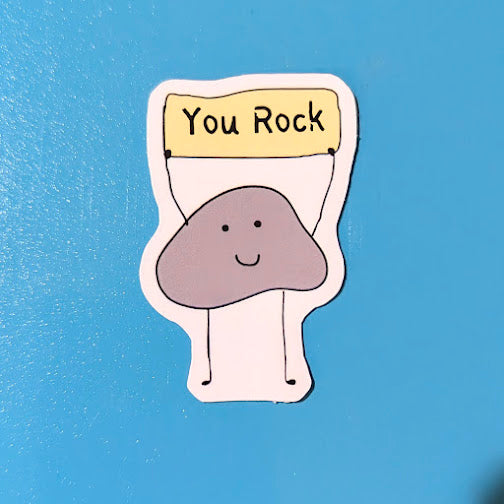 Funny  Cute You Rock Sticker | Water Bottle Sticker | Laptop Phone Decal